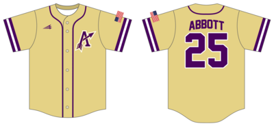 Sullivan Golden Arrows Custom Hexaflex Baseball Jersey #J6