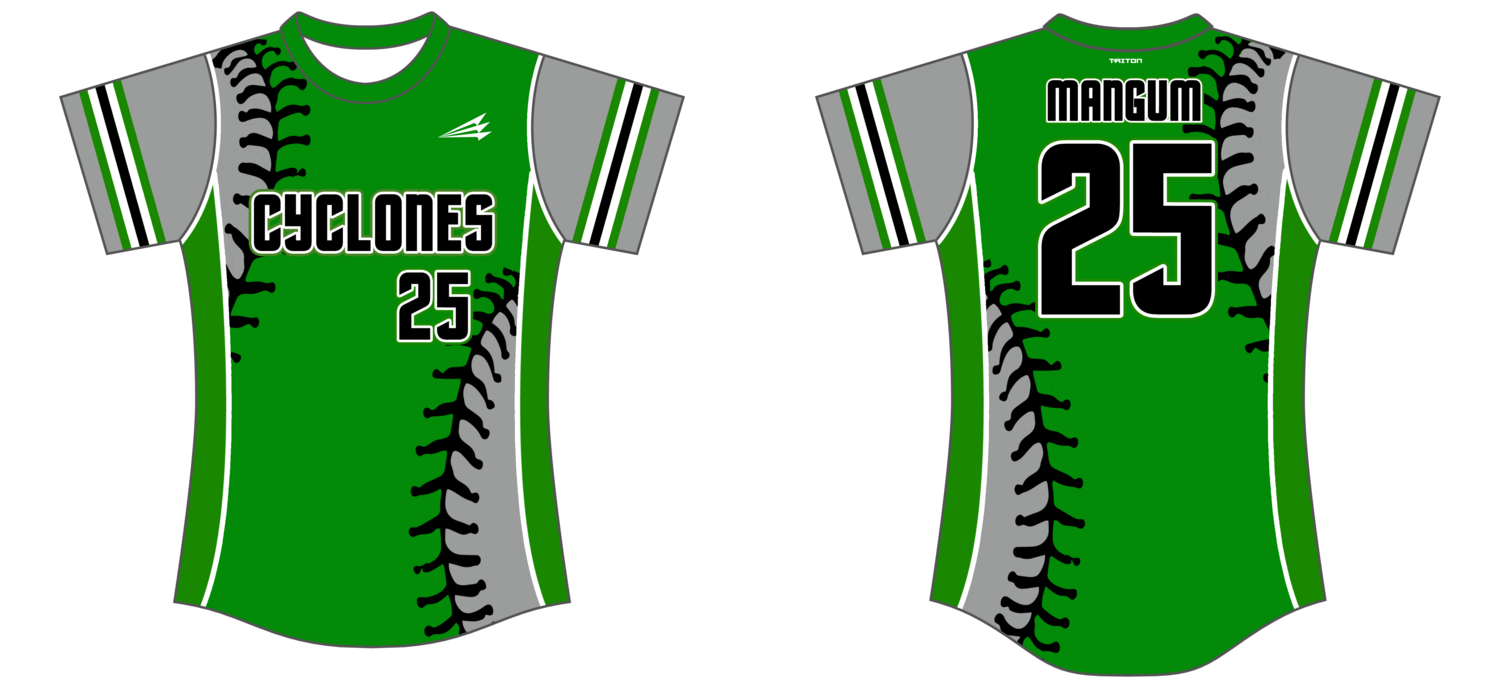 Cyclones - Stoddart Custom NanoDri Softball Jersey #J5b