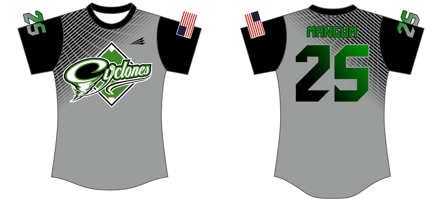 Cyclones - Stoddart Custom NanoDri Softball Jersey #J6b