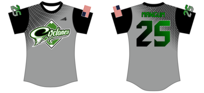 Cyclones - Stoddart Custom NanoDri Softball Jersey #J6b