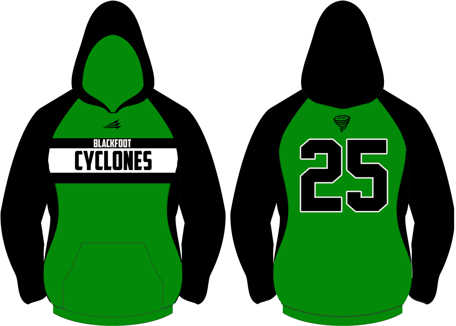 Cyclones - Stoddart Custom Vulcan Hoodie #VH6