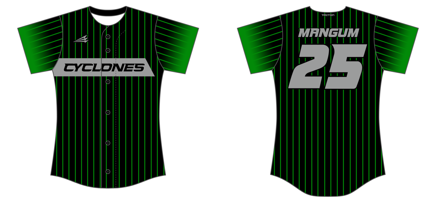 Cyclones - Stoddart Custom NanoDri Softball Jersey #J4