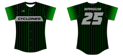 Cyclones - Stoddart Custom NanoDri Softball Jersey #J4