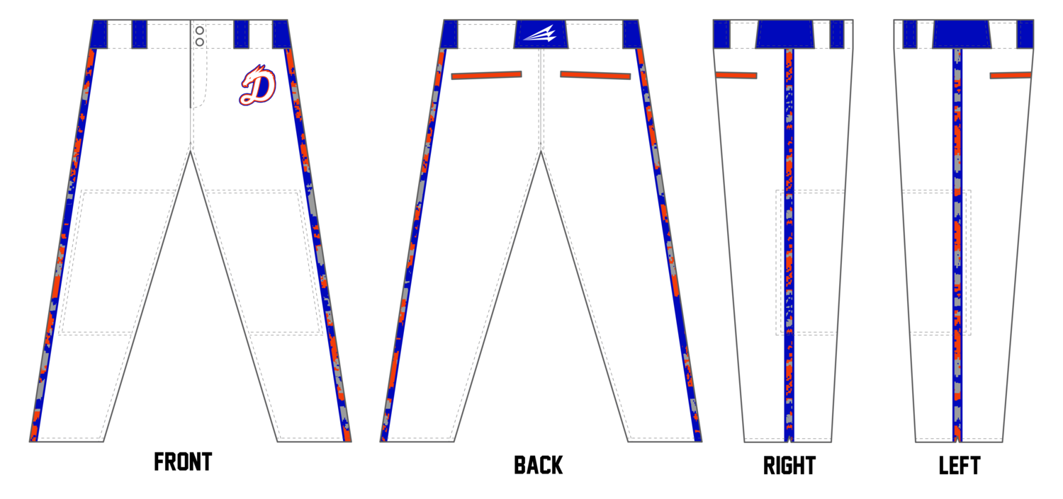 Southern Indiana Dragons CUSTOM Relaxed Baseball Pant #BP2b