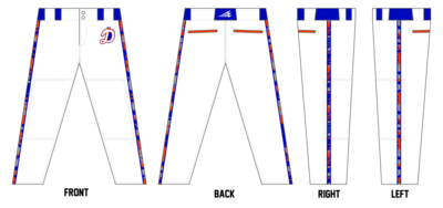 Southern Indiana Dragons CUSTOM Relaxed Baseball Pant #BP2b