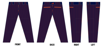 Penticton Tigers CUSTOM ProFit Baseball Pant #BP1a
