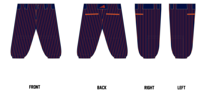 Penticton Tigers CUSTOM Knicker Baseball Pant #BP1b