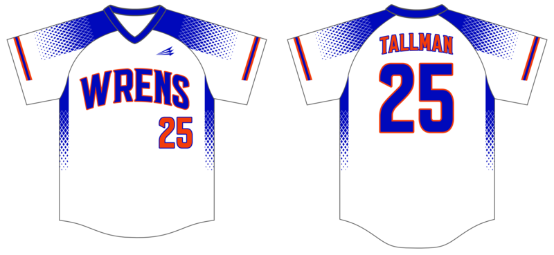 Whiteland Wrens Custom HexaFlex Baseball Jersey #J5c
