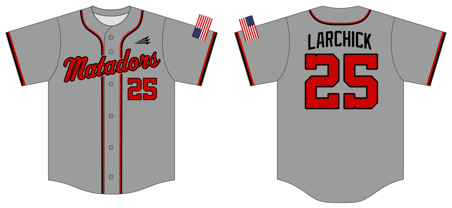 Manhattan Matadors Custom HexaFlex Baseball Jersey #J1