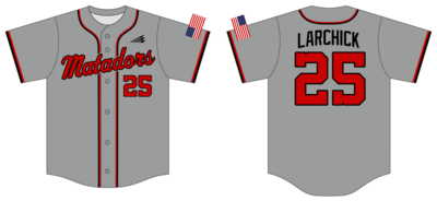 Manhattan Matadors Custom HexaFlex Baseball Jersey #J1