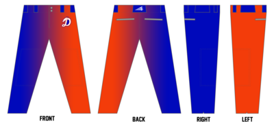 Southern Indiana Dragons CUSTOM Relaxed Baseball Pant #BP1b