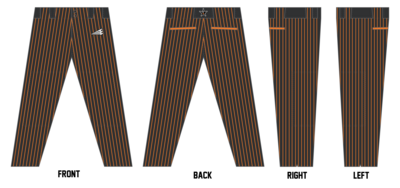 Regulators Baseball (Wegner)  CUSTOM Relaxed Baseball Pant #BP3b