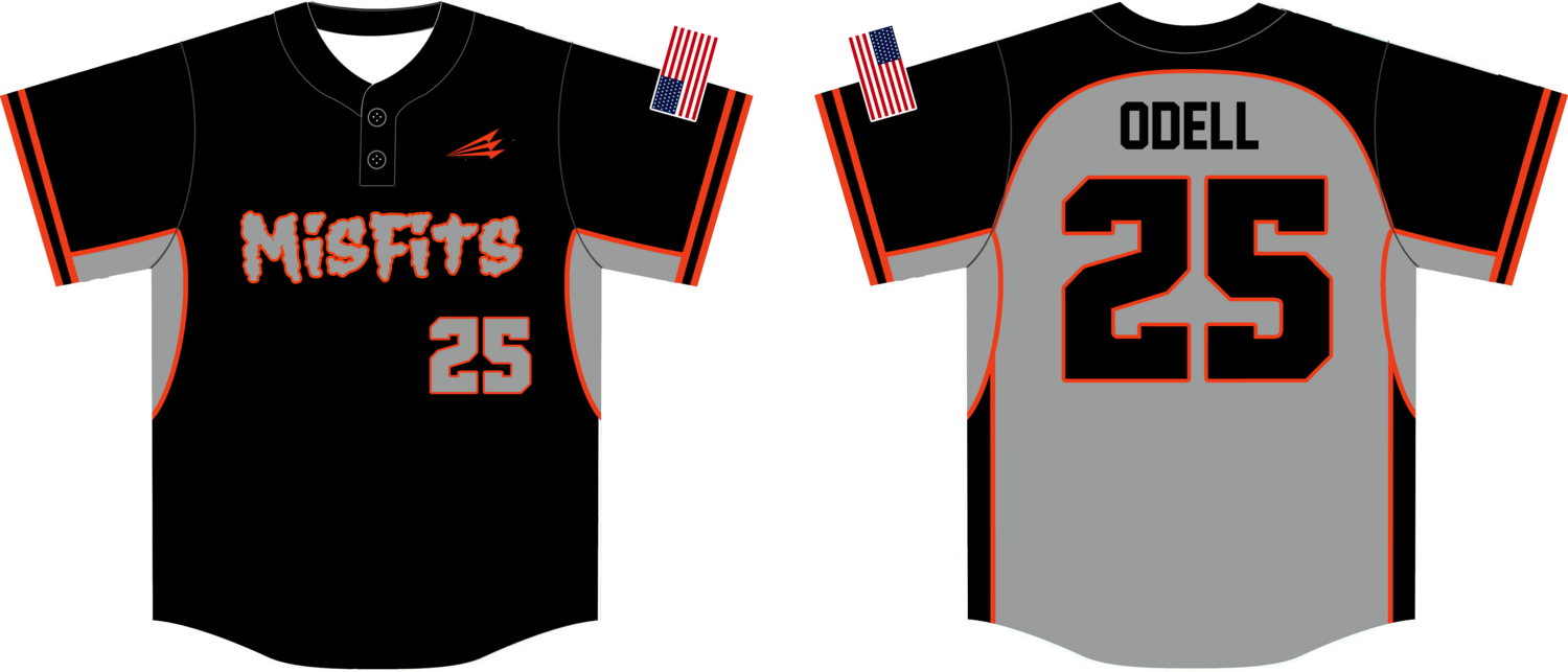 Perry Misfits Custom HexaFlex Baseball Jersey #J5c