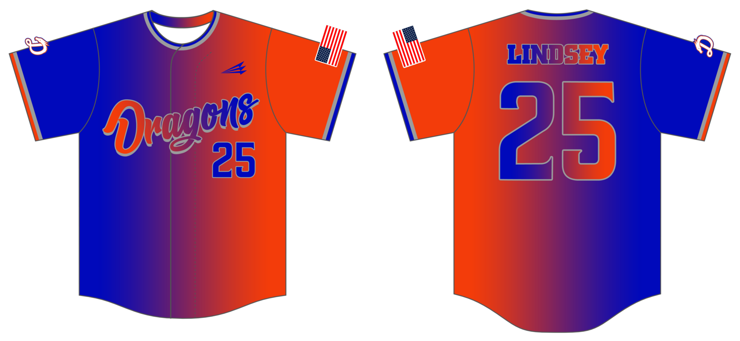 Southern Indiana Dragons Custom NanoDri Baseball Jersey #J1a