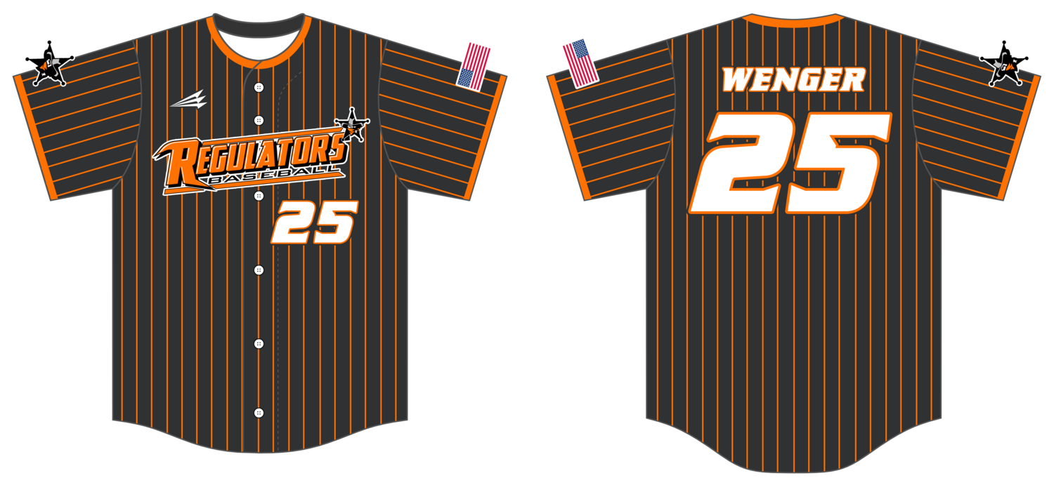 Regulators Baseball (Wegner) Custom HexaFlex Baseball Jersey #J3d
