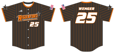 Regulators Baseball (Wegner) Custom HexaFlex Baseball Jersey #J3d