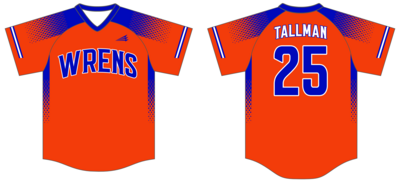 Whiteland Wrens Custom HexaFlex Baseball Jersey #J5d