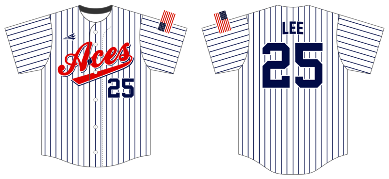 Loudoun Aces Custom NanoDri Baseball Jersey #J1