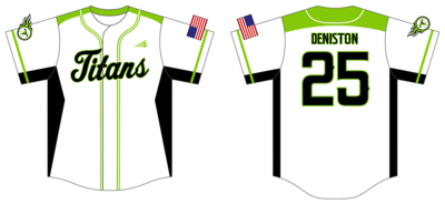 Romeoville Titans Custom HexaFlex Baseball Jersey #J1B
