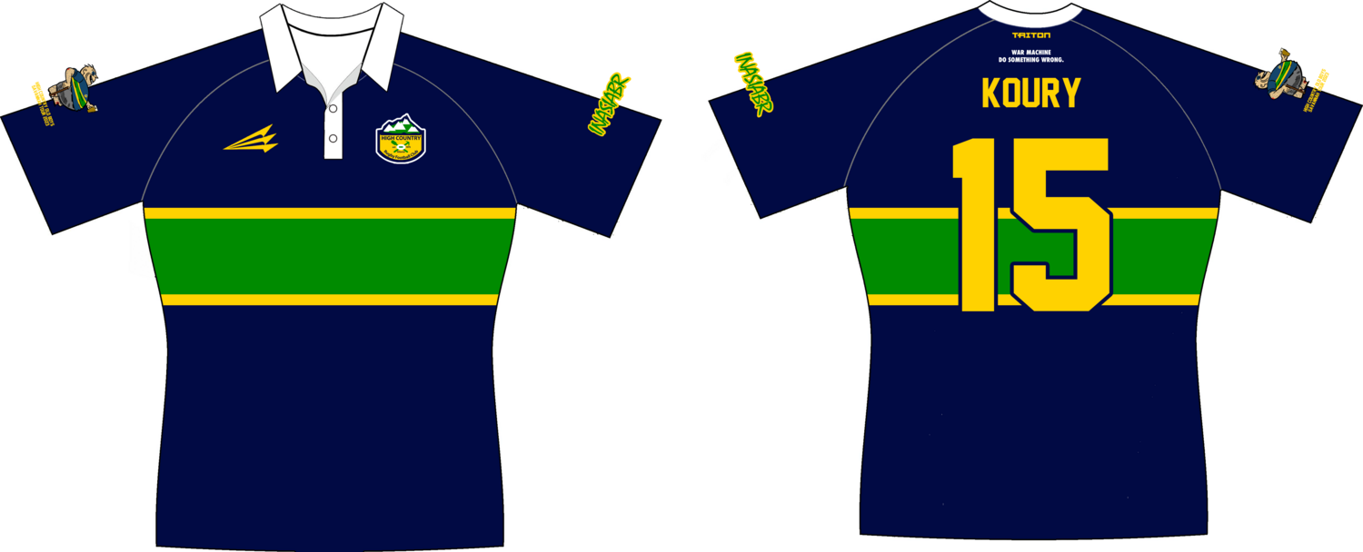 High Country Old Boys Custom Classic Rugby Jersey #J3d