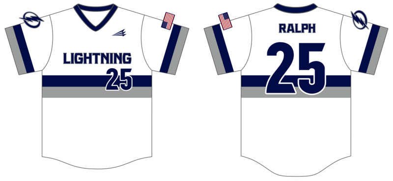 Lincroft Lightning Custom HexaFlex Baseball Jersey #J5C