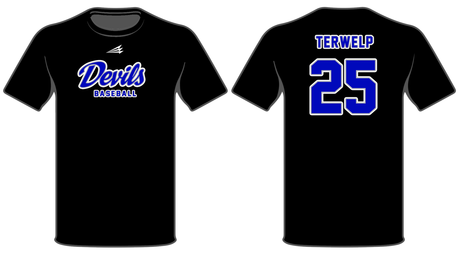 14u Devils Baseball Custom HyperTee #HT1