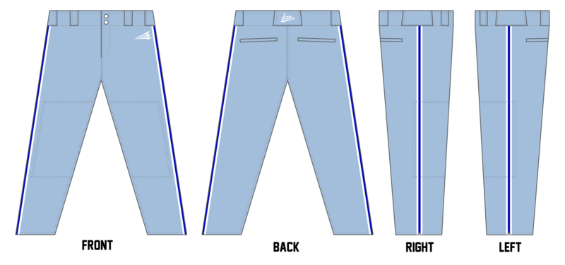 Kentuckiana Blue Sox Custom ProFit Baseball Pant #BP16JX