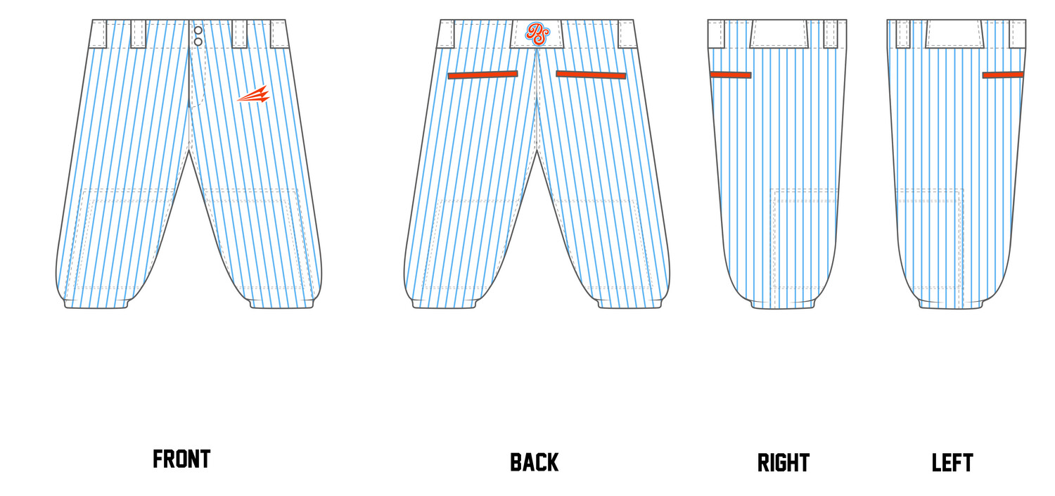STL PowerShock Knickers Baseball Pant #BP2C