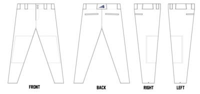 BOLINGBROOK RAMPAGE Custom ProFit Baseball Pant #BP7
