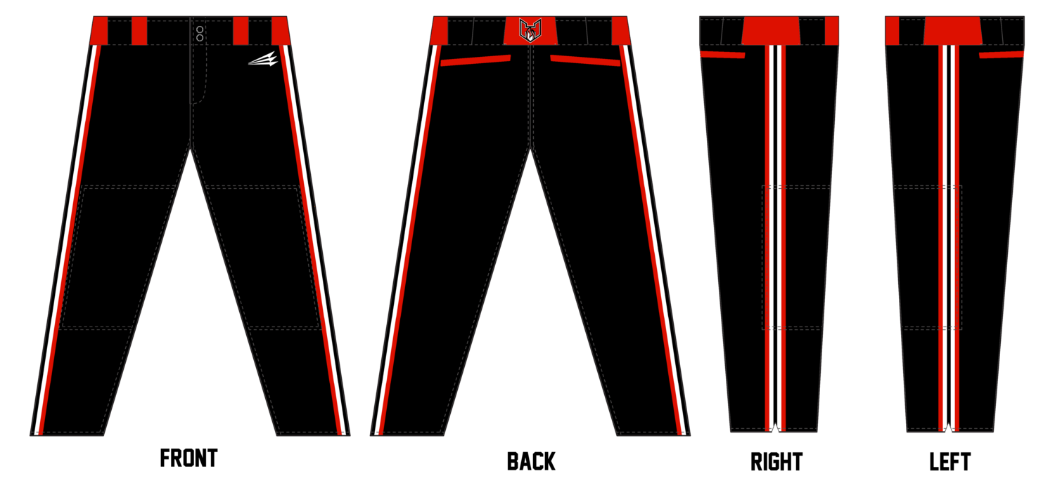Quad City Heat Custom Relaxed Baseball Pant #BP6