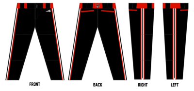 Quad City Heat Custom Relaxed Baseball Pant #BP6