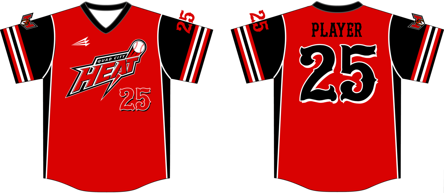 Quad City Heat Custom HexaFlex Baseball Jersey #J6