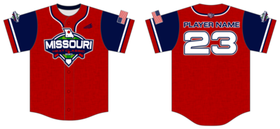 Missouri Heat Classic Custom HexaFlex Baseball Jersey #J8