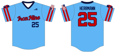Iron Nine Custom NanoDri Baseball Jersey #J7B