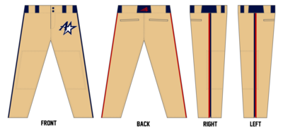 Midwest Astros Custom Relaxed Baseball Pant #BP13