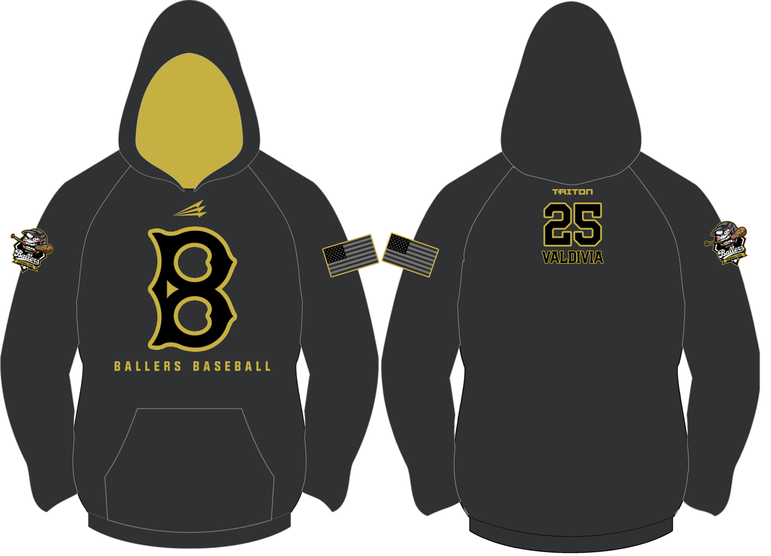 SoCal Ballers Custom Vulcan Hoodie #VH1C