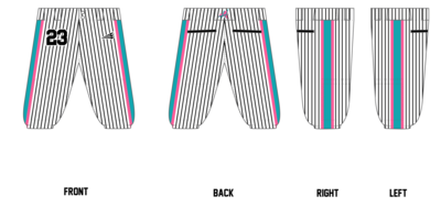 Hudson Hurricanes Custom Knicker Baseball Pants #BP2C