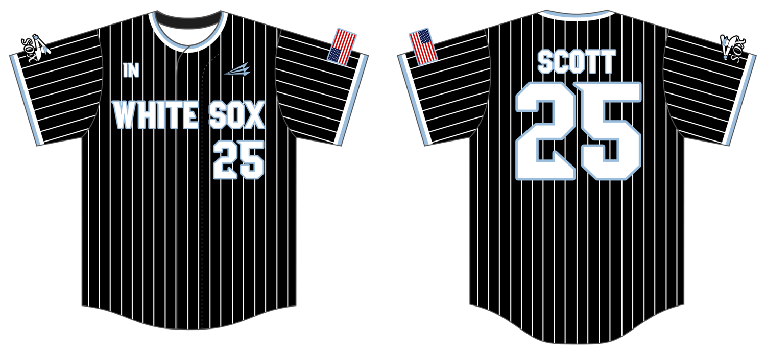 Indiana White Sox Custom Hexaflex Baseball Jersey #J4B