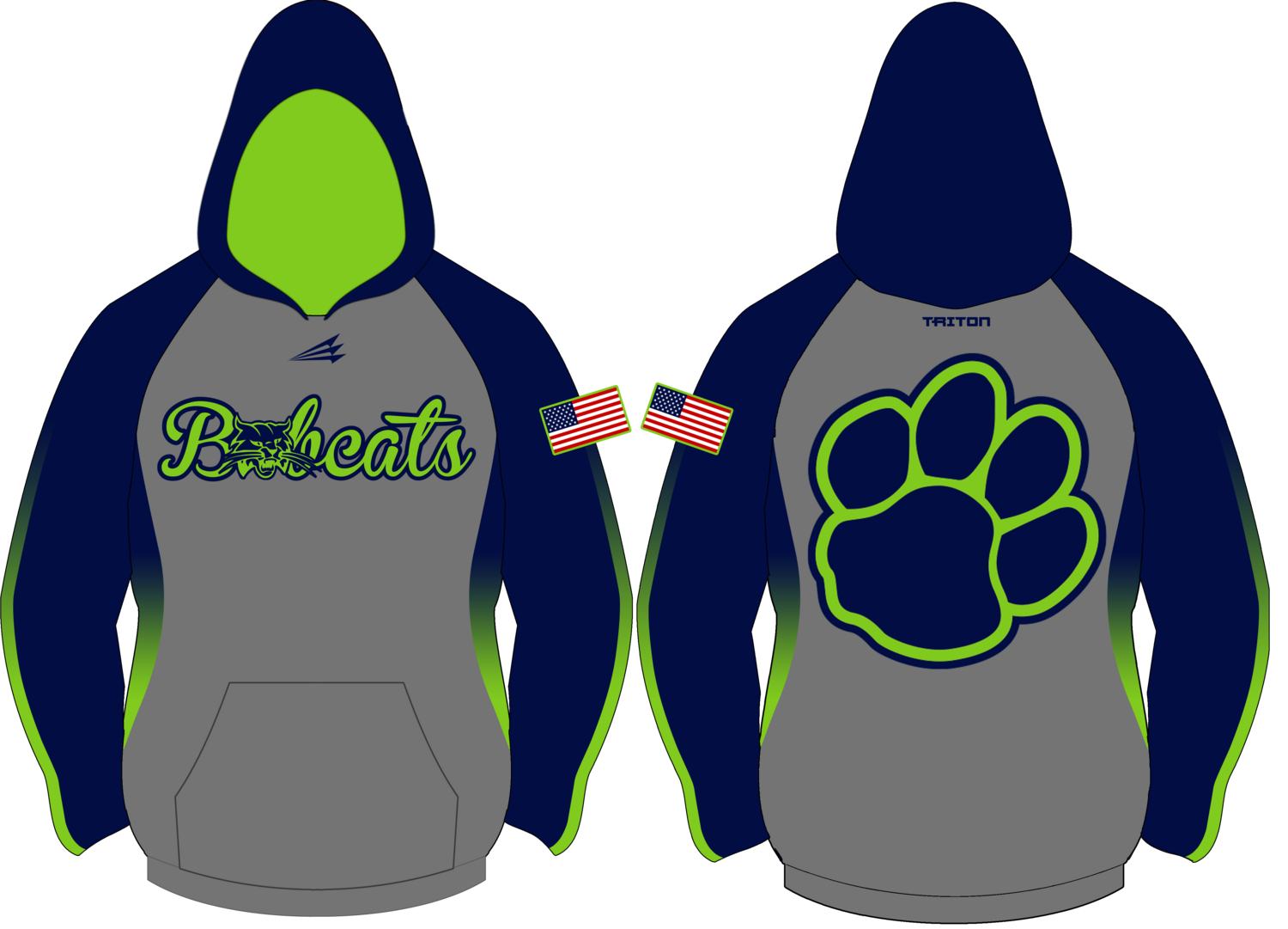 Bobcats (Whitney) Custom Vulcan Hoodie #VH1C