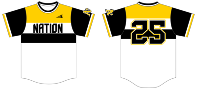 Hamilton A&#39;s (Nation) Custom Nanodri Baseball Jersey #J10B
