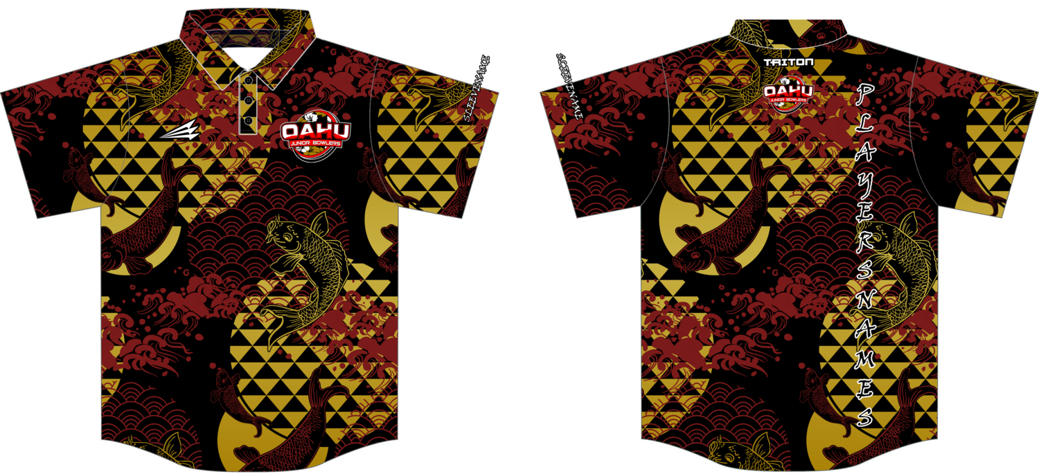 OAHU Jr Bowlers Custom HyperPolo #HP10