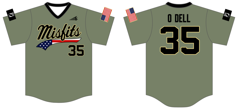 Perry Misfits Custom HexaFlex Baseball Jersey #J8c