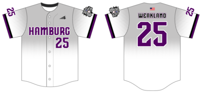 Hamburg Dawgs Custom HexaFlex Baseball Jersey #J2B