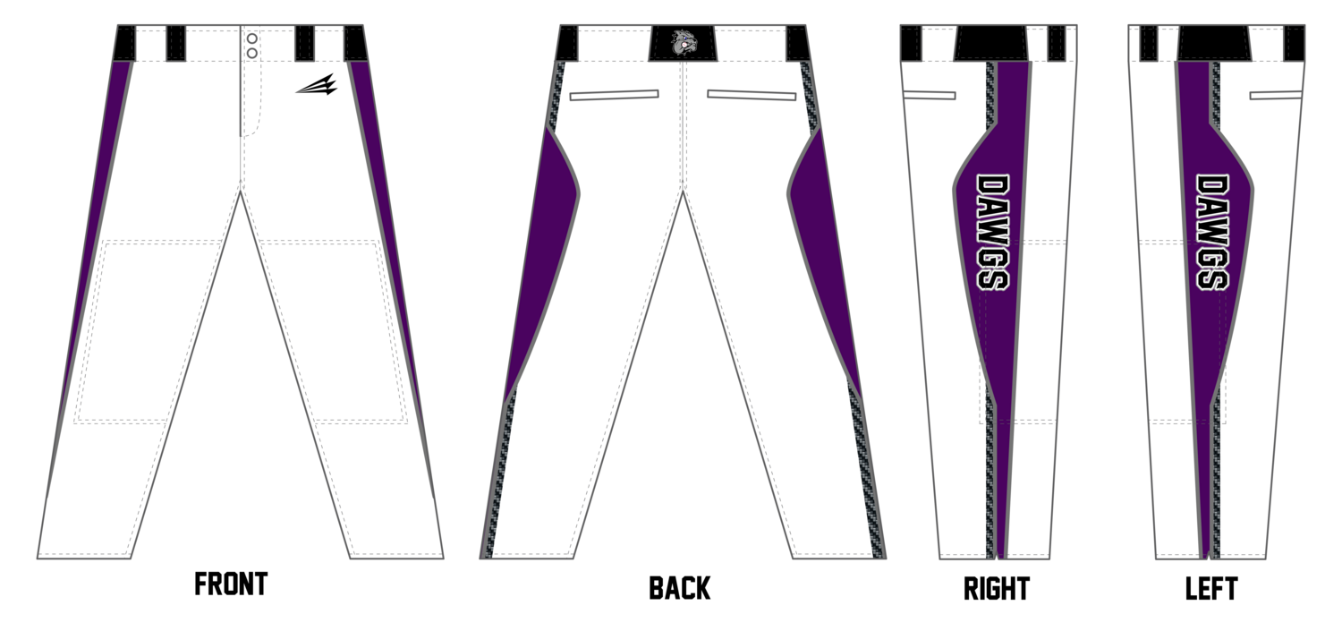 Hamburg Dawgs CUSTOM Relaxed Baseball Pant #BP1