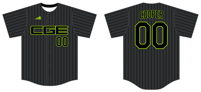 CGE Custom NanoDri Baseball Jersey #J3C