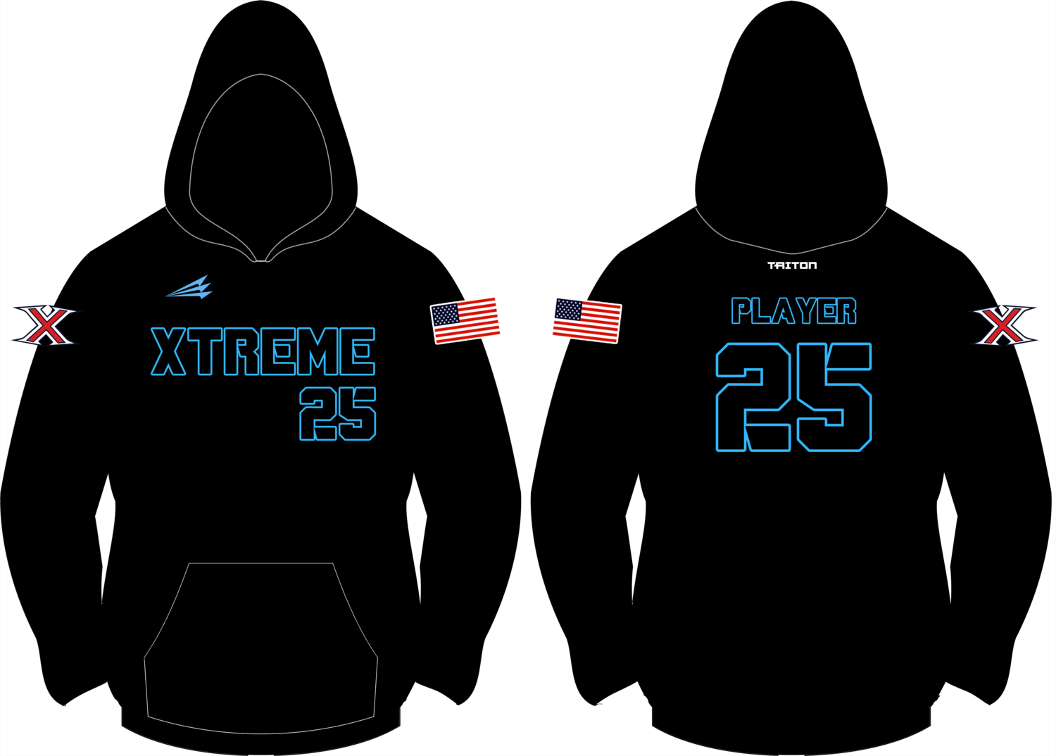 Xtreme Organization Custom Vulcan Hoodie #VH9