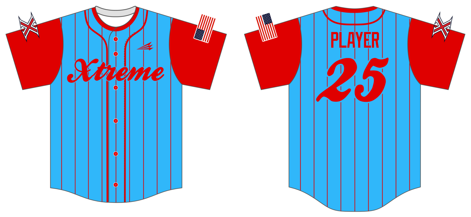 Xtreme Organization Custom HexaFlex Baseball Jersey #J9