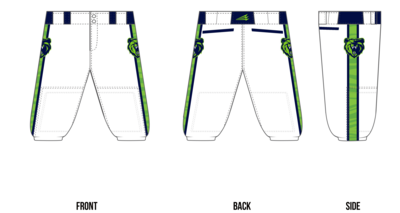 Grizzlies Custom Knicker Baseball Pant #BP7C