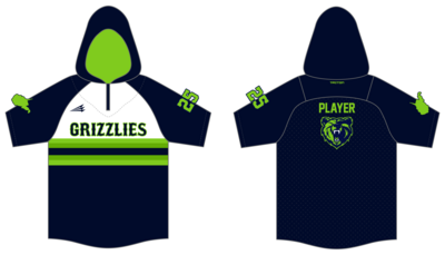 Grizzlies Custom Batting Practice Jacket #BPJ1B