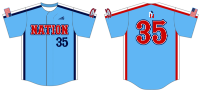 Dinger Nation Custom Nanodri Baseball Jersey #J9C